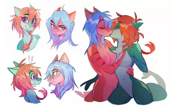 Shark Kisses [FF] (Lenny-Chi) by 5headedragon