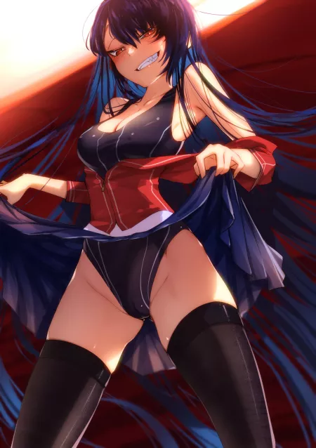 Sharp Toothed Grin (Asuo) [Original] by sequence_string