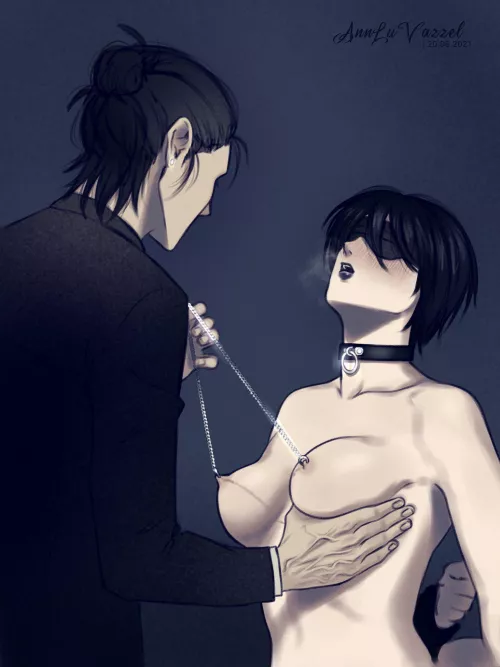 She became much more willing once the clamps were in place by Jameson58212678