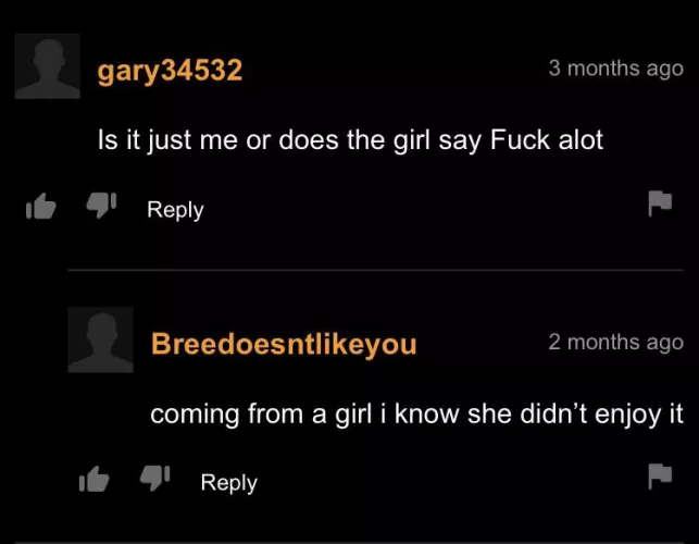 She did say it a lot by Zombieboi2345678