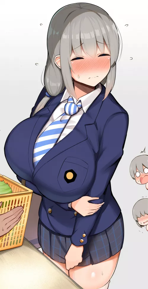 She got caught using her old school uniform by 0mango