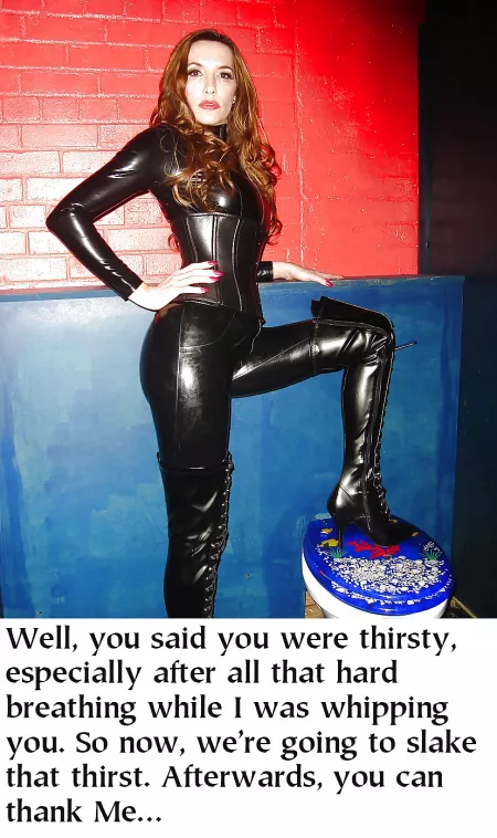 She handles all needs, thirst, hunger… by cbtok