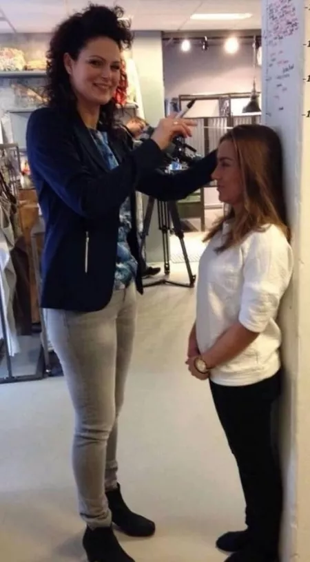 She hasn't grown a centimeter in over a decade but it's still fun to measure her. by Jobbers101