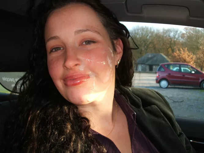 She Is happy with her beauty cream on her face... by Boophone78