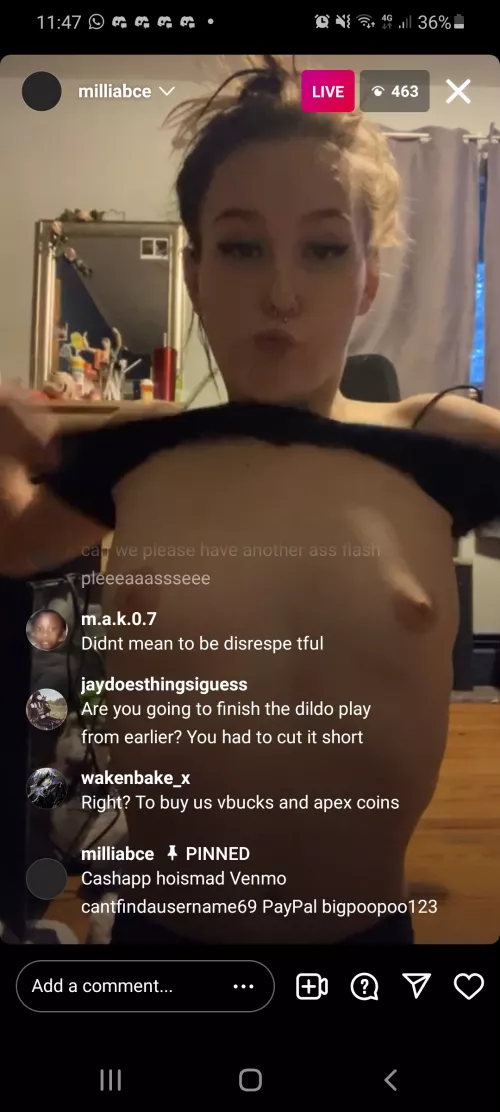 she is live rn by doofy_boi_