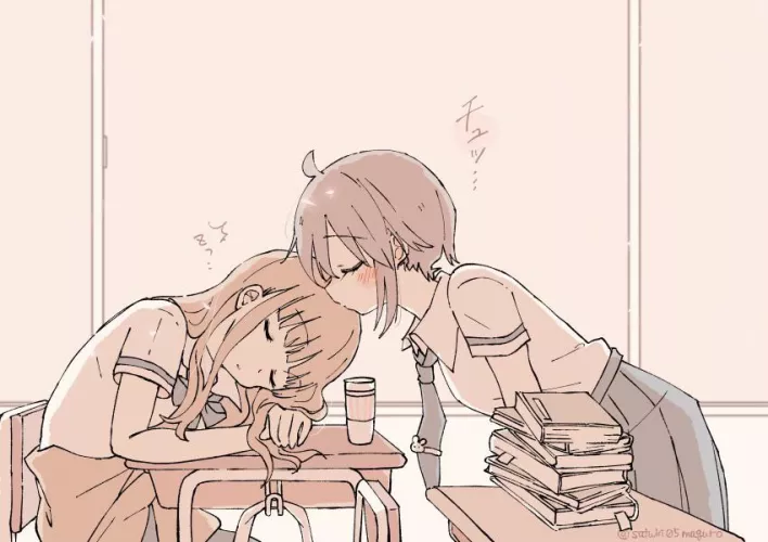 She kisses your forehead [Original] by reversedturnover