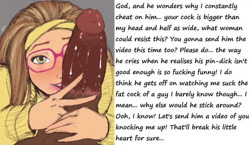 She Knows You Love It Really (caption) by CFCkyle