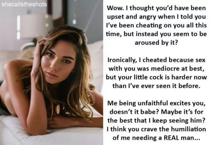 She knows your secret now. by shecallstheshots