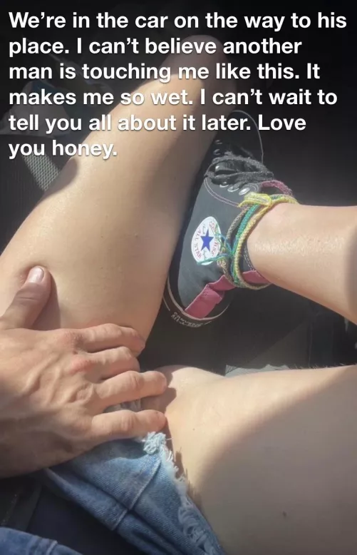 She likes being touched by someone new. by cuckmelikethis