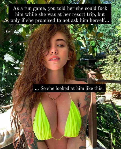 She looked at him like this... by mongeye