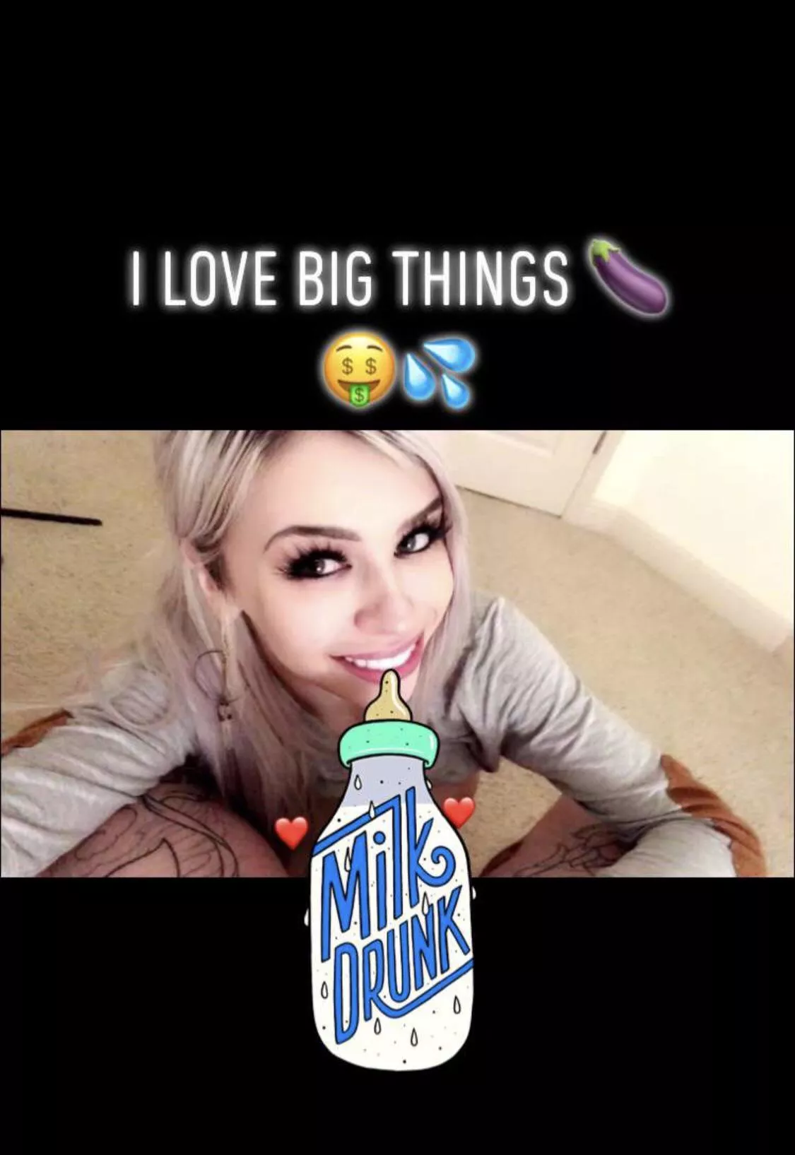 She loves big things, wish is why her content is so hugely disappointing.... also the guy isn’t even big... posted by 51f8mous