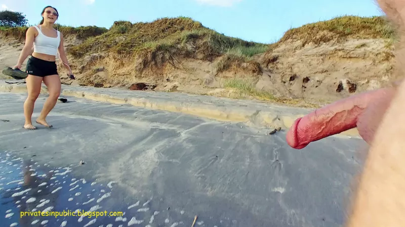 She made him wait on the public beach completely exposed until she returned and was pleased to see he'd been a good hard boy! Source: https://privatesinpublic.blogspot.com/2021/04/tuesday-public-beach-nudity-very-cute_12.html by Public-Erection-CFNM