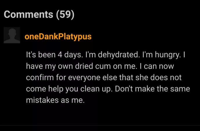 She said she will help clean the mess. by falconblack