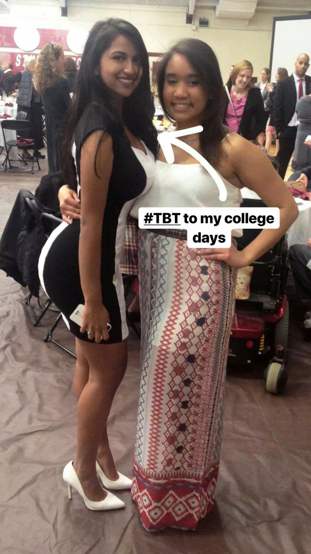 She says she looked like this in college. posted by tonymontana121