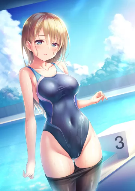 She Swam With Her Tights On (Yuurei Yashiki) [Original] by sequence_string