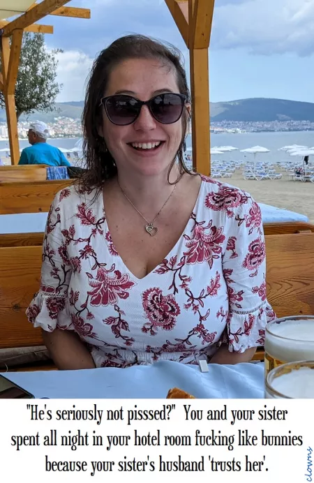 She told him they fell asleep watching TV by clowns4mom