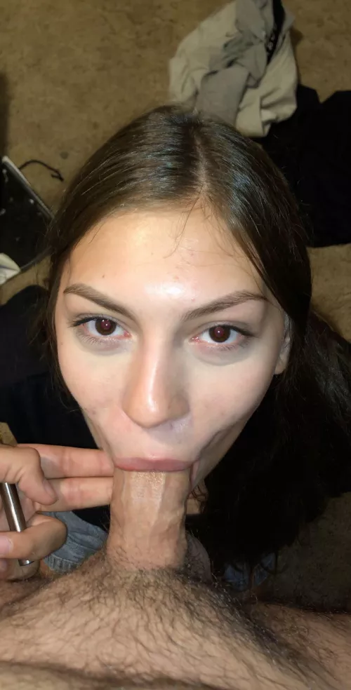 She wants to try sucking a bigger cock by Plenty_Grand_9510