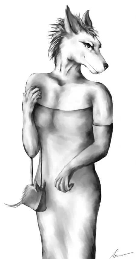 She will make your eyes blink twice (Art by me) by Arcane_Wolfdragon