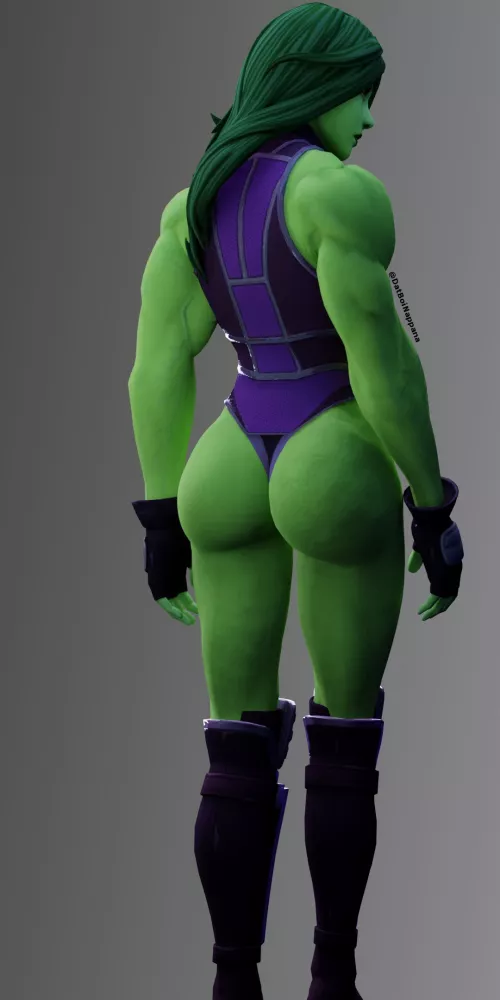 She-Hulk booty (Nappana) by protoshujin