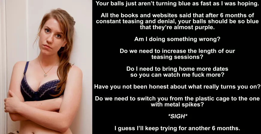 She'll get what she wants, even if it takes forever by BreakMeNowPlease