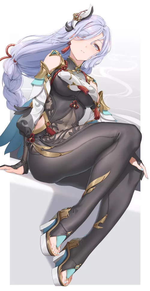 Shenhe [Genshin Impact] by (a8732330) by Faoovo