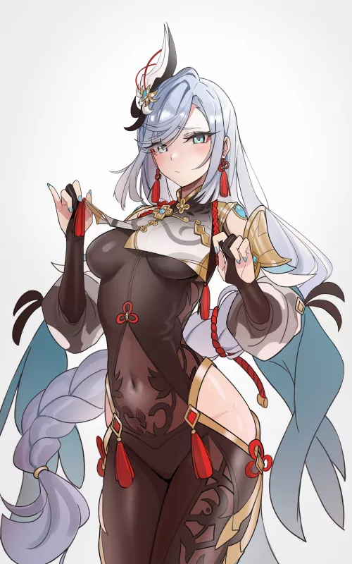 Shenhe [Genshin Impact] by (kiritzugu) by Faoovo