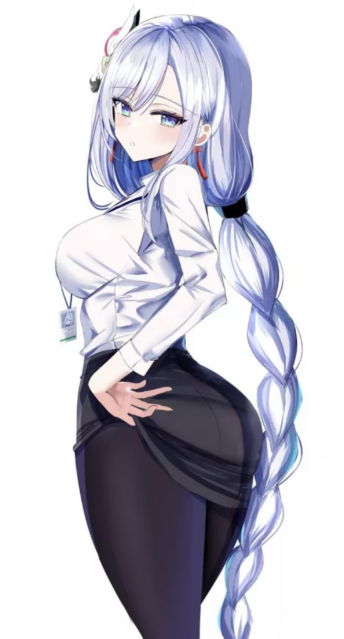 Shenhe Genshin Impact tease by adamant369 by SevPanda