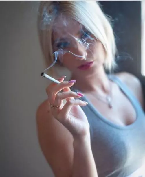 She’s a mystery behind her smoke by johnavondale