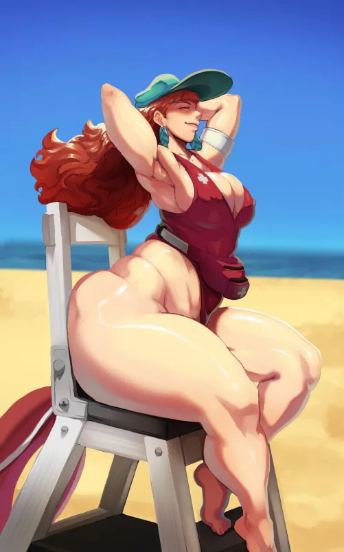 She’s a Thicc lifeguard. by Hafuronin85