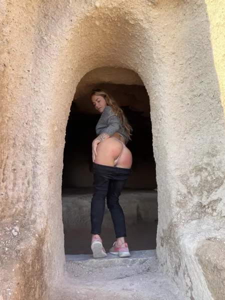 She’s always up for it, would you enter? At your own risk 😜 by TheBarebackpackers