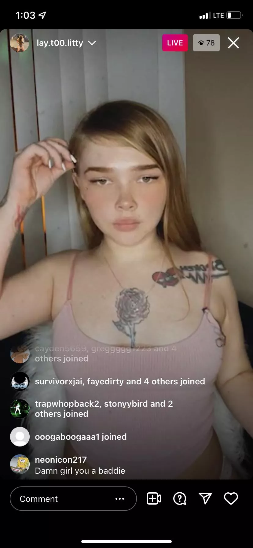 she’s back (lay.t00.litty) posted by marshallroyall