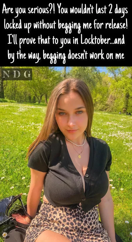 She's calling your bluff by hflash81