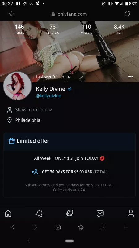 She's doing a half off promo again by Phoenix_e3