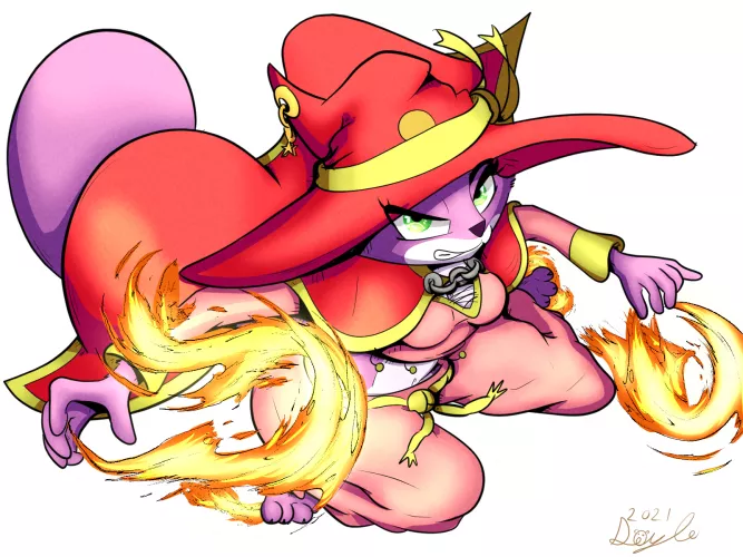 She's fierce (Art by me) by shade105