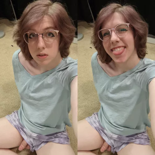 She's peeking out to say hi, Don't be rude say it back! 😠 by VelaMoon