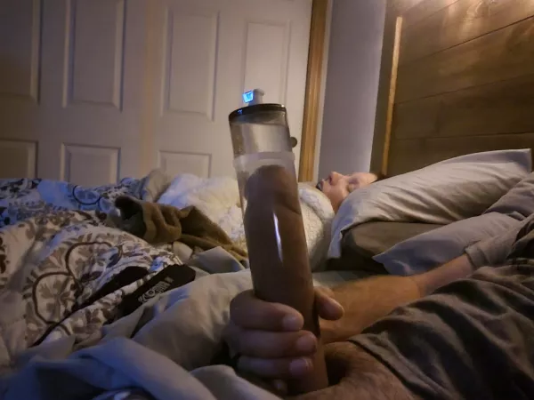 She's sleeping next to a monster by fixin4doe