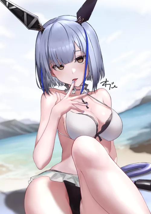 She's Tipsy & Wants You, Com~man~der~💙 (MNF Gascogne, Azur Lane, Vichya Dominion Faction) by YandereLover22