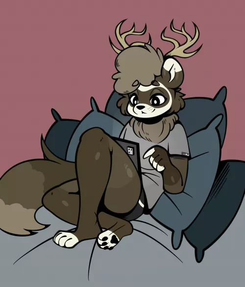 She's translating japanese cat tweets by NicoonRacoon