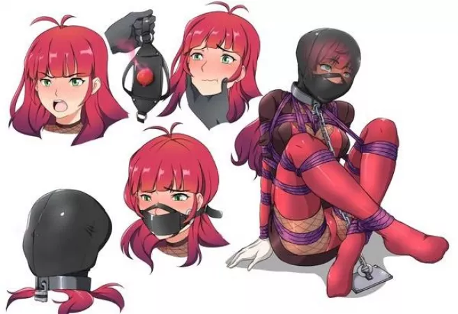 She’s very much stuck. by xropebunny