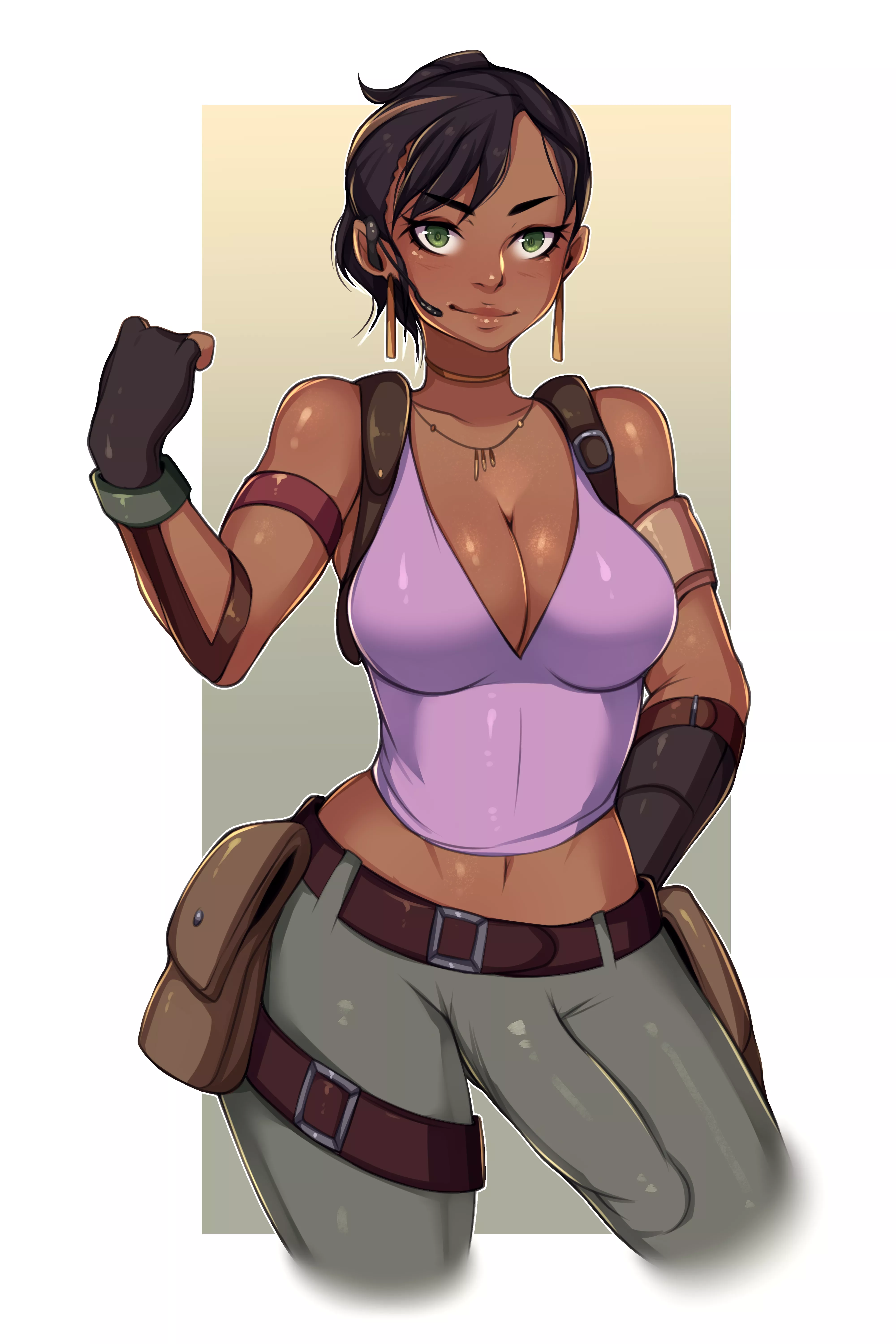 Sheva is packing a weapon of mass destruction (5-ish) [Resident Evil] posted by PotatosKing