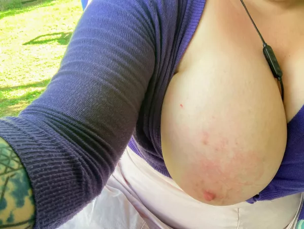 Shhh, don't tell, I'm at the park! by Son_Chaton