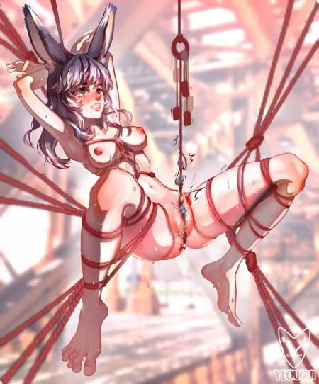 Shibari bunny by yeougui