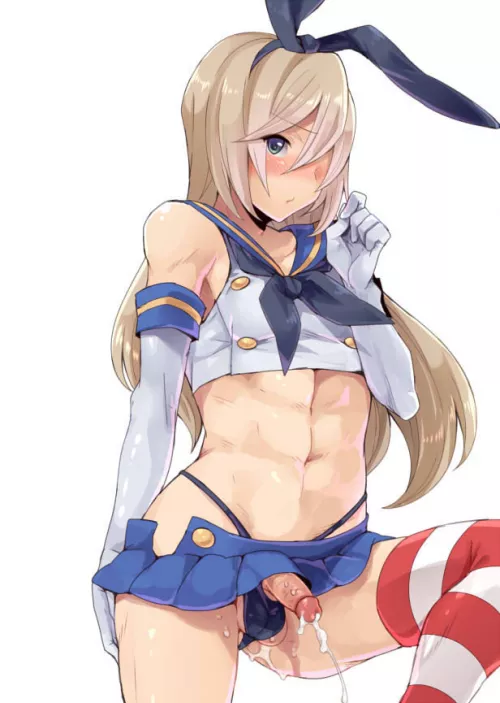 Shimakaze sexy body (mogiki hayami) by hellish_cold