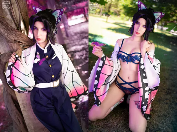 Shinobu Kocho ON/OFF cosplay by Kerocchi (Kimetsu no Yaiba) by kerocchi