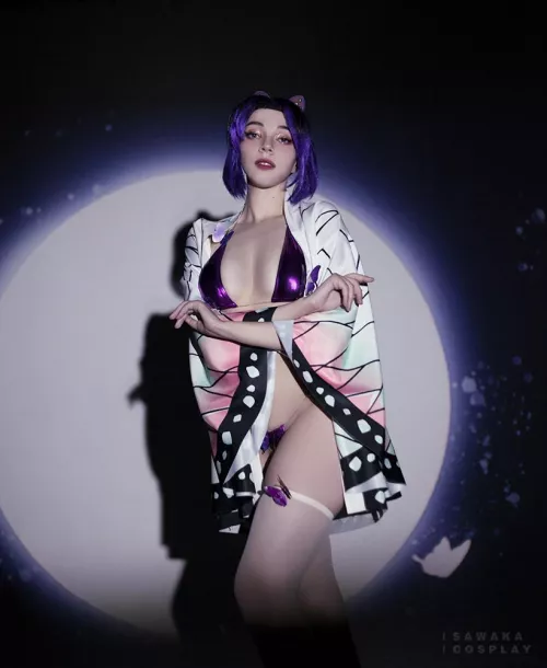 Shinobu Kochou Demon Slayer cosplay by Sawaka by Sawakate