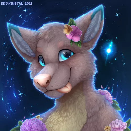 Shiny Portrait YCH commission for Derrick 🌸💙 by Skykristal