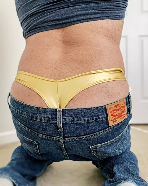 Shiny thong cause it’s finally Friday! by whiplash90