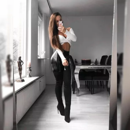 shiny with thigh highs by ElmiraKadiev