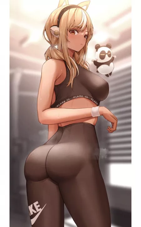 Shiranui Flare [Hololive] by CheetahSperm18