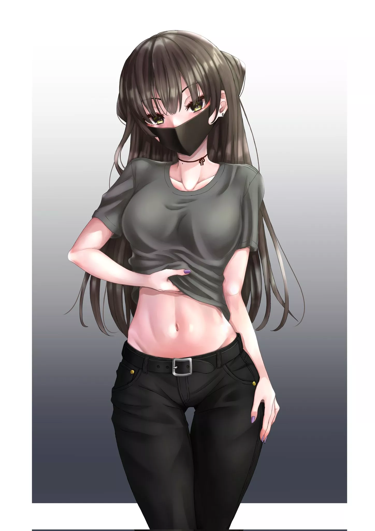 Shirt Lift [Artist's Rendition] posted by CheetahSperm18